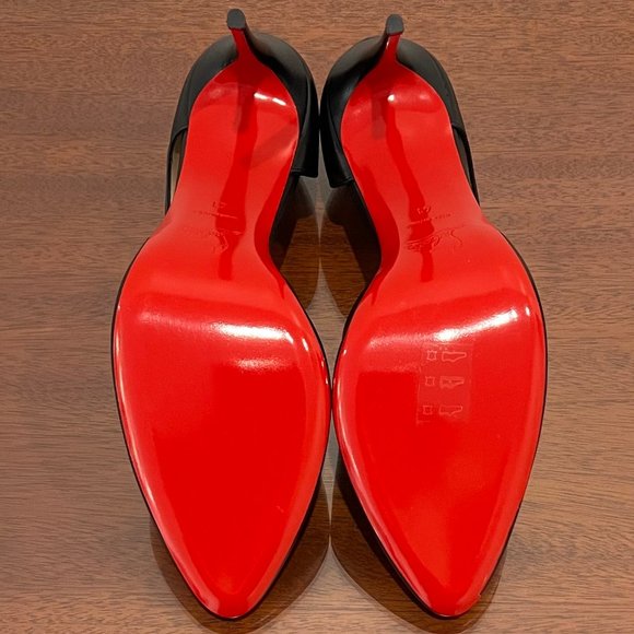NIB Christian Louboutin Catchy One 100 Nappa Shiny Heels - Picture 13 of 15